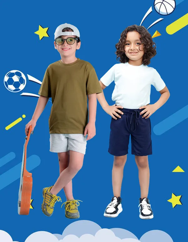 Nusyl_Navy_&_Grey_Solid_Cotton_Blend_Regular_Fit_Pack_Of_2_Shorts_With_Side_Pockets_Short_Length_Regular_Fit