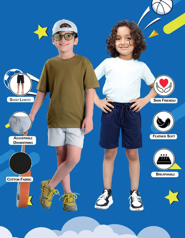 Nusyl_Navy_&_Grey_Solid_Cotton_Blend_Regular_Fit_Pack_Of_2_Shorts_With_Side_Pockets_Short_Length_Regular_Fit
