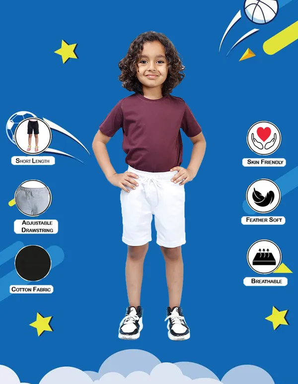Nusyl_White_&_Navy_&_Grey_Solid_Cotton_Blend_Regular_Fit_Pack_Of_3_Shorts_With_Side_Pockets_Short_Length_Regular_Fit