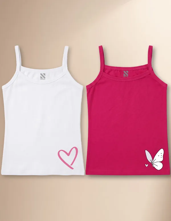 NUSYL_Girls_Heart_Printed_&_Butterfly_Printed_Cotton_Camisoles_(Pack_of_2)_�_Soft_&_Breathable_Innerwear_|_Lightweight_Summer_Undershirts_for_Kids_&_Teen_Girls