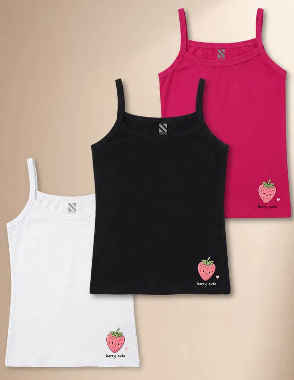 NUSYL_Girls_Strawberry_Printed_Cotton_Camisoles_(Pack_of_3)_�_Soft_&_Breathable_Innerwear_|_Lightweight_Summer_Undershirts_for_Kids_&_Teen_Girls