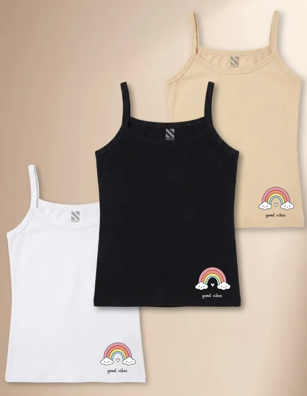 NUSYL_Girls_Rainbow_Printed_Cotton_Camisoles_(Pack_of_3)_�_Soft_&_Breathable_Innerwear_|_Lightweight_Summer_Undershirts_for_Kids_&_Teen_Girls