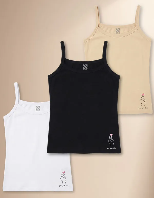 NUSYL_Girls_You_got_this_Text_Printed_Cotton_Camisoles_(Pack_of_3)_�_Soft_&_Breathable_Innerwear_|_Lightweight_Summer_Undershirts_for_Kids_&_Teen_Girls