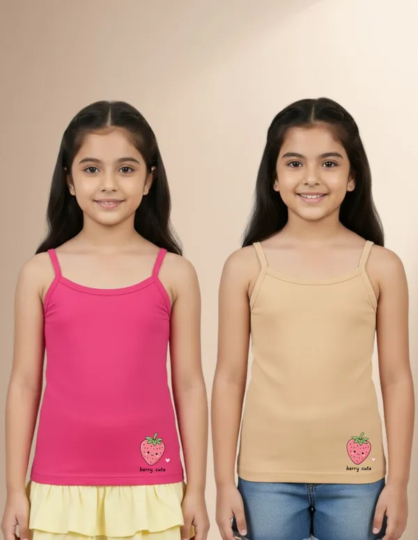 NUSYL_Girls_Strawberry_Printed_Cotton_Camisoles_(Pack_of_4)_�_Soft_&_Breathable_Innerwear_|_Lightweight_Summer_Undershirts_for_Kids_&_Teen_Girls