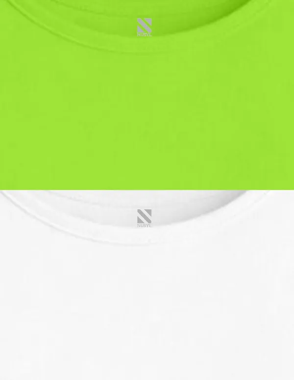 Nusyl_Girls_White_&_Green_Girls_Printed_&_Hello_Text_Printed_Pack_Of_2_Dresses_Soft_&_Comfortable_Dresses_Cozy_Summer_Wear_For_Kids_&_Teen_Girls