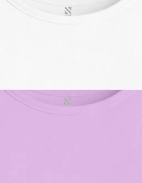 Nusyl_Girls_Lilac_&_White_Bunny_With_Cupcake_Printed_Pack_Of_2_Dresses_Soft_&_Comfortable_Dresses_Cozy_Summer_Wear_For_Kids_&_Teen_Girls