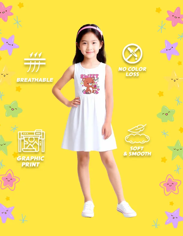 Nusyl_Girls_Lilac_&_White_Bunny_With_Cupcake_Printed_Pack_Of_2_Dresses_Soft_&_Comfortable_Dresses_Cozy_Summer_Wear_For_Kids_&_Teen_Girls