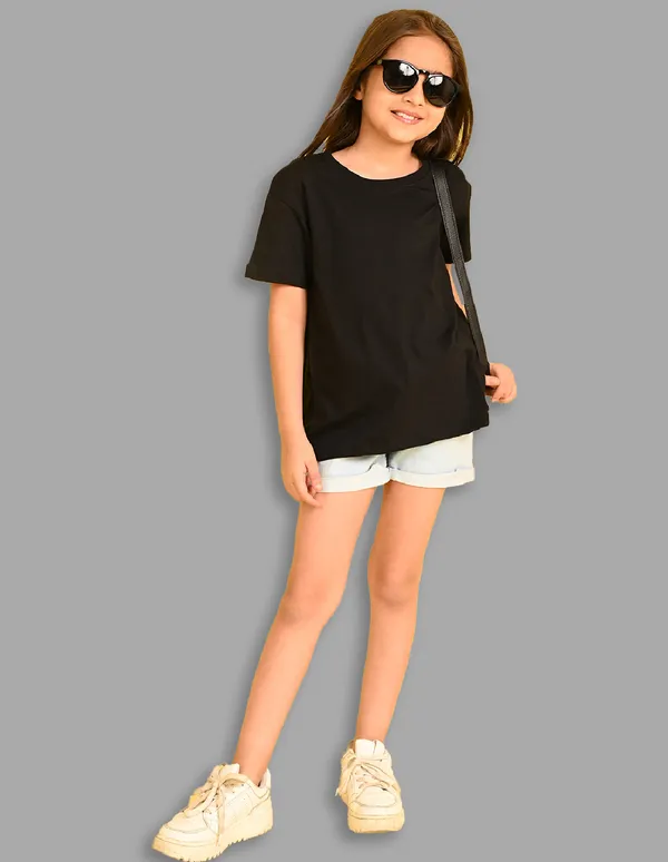 Nusyl_Girl_Black_&_White_Solid_Drop_Shoulder_T_Shirts_Pack_Of_2_Soft_&_Comfortable_Drop_Shoulder_T_Shirts_Cozy_Summer_Wear_For_Kids_&_Teen_Girls