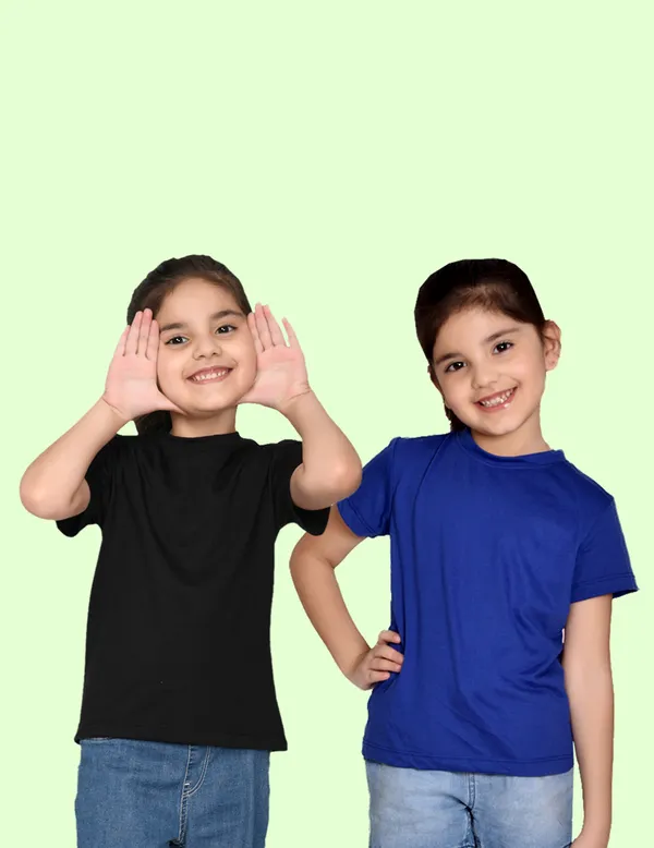 Nusyl_Girl_Black_&_Royal_Blue_Solid_Regular_T_Shirts_Pack_Of_2_Soft_&_Comfortable_Half_Sleeves_Regular_T_Shirts_Cozy_Summer_Wear_For_Kids_&_Teen_Girls