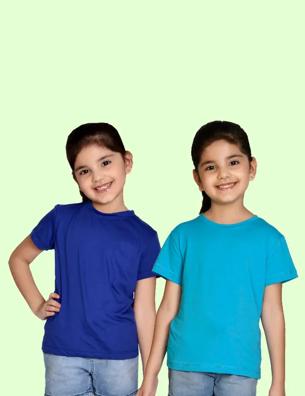 Nusyl_Girl_Royal_Blue_&_Sky_Blue_Solid_Regular_T_Shirts_Pack_Of_2_Soft_&_Comfortable_Half_Sleeves_Regular_T_Shirts_Cozy_Summer_Wear_For_Kids_&_Teen_Girls