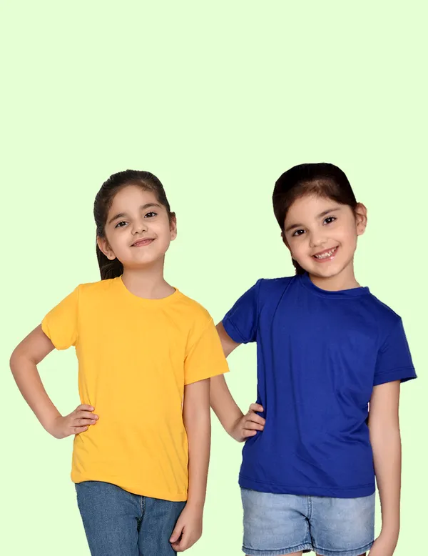 Nusyl_Girl_Yellow_&_Royal_Blue_Solid_Regular_T_Shirts_Pack_Of_2_Soft_&_Comfortable_Half_Sleeves_Regular_T_Shirts_Cozy_Summer_Wear_For_Kids_&_Teen_Girls