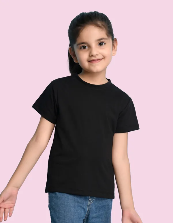 Nusyl_Girl_Black_&_Wine_Solid_Regular_T_Shirts_Pack_Of_2_Soft_&_Comfortable_Half_Sleeves_Regular_T_Shirts_Cozy_Summer_Wear_For_Kids_&_Teen_Girls