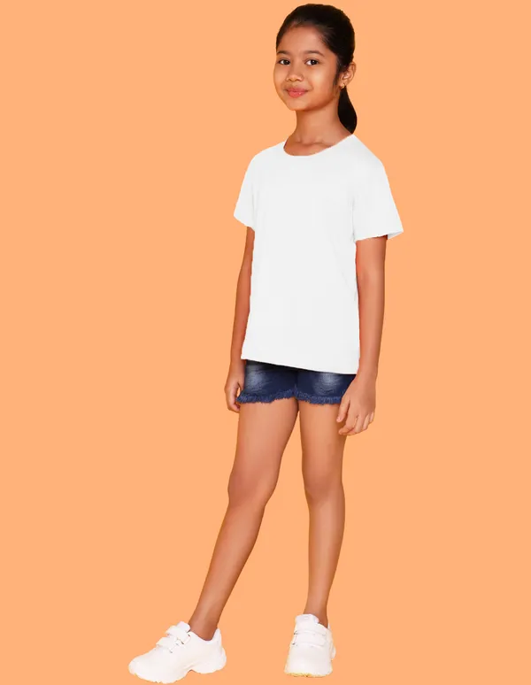 Nusyl_Girl_White_&_Orange_Solid_Regular_T_Shirts_Pack_Of_2_Soft_&_Comfortable_Half_Sleeves_Regular_T_Shirts_Cozy_Summer_Wear_For_Kids_&_Teen_Girls