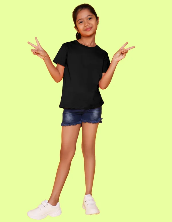 Nusyl_Girl_Black_&_Orange_Solid_Regular_T_Shirts_Pack_Of_2_Soft_&_Comfortable_Half_Sleeves_Regular_T_Shirts_Cozy_Summer_Wear_For_Kids_&_Teen_Girls