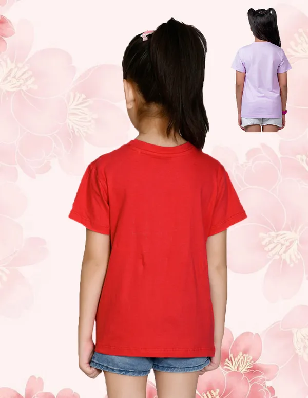 Nusyl_Girl_Red_&_Lilac_Inhale_Exhale_Text_Printed_&_Elephant_Printed_Half_Sleeves_Pack_Of_2_T_Shirts_Soft_&_Comfortable_Half_Sleeve_T_Shirts_Cozy_Summer_Wear_For_Kids_&_Teen_Girls