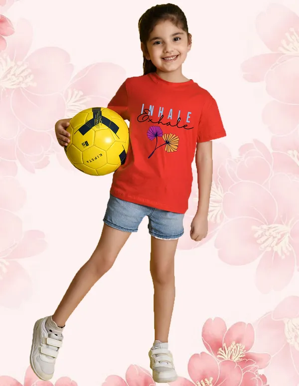 Nusyl_Girl_Red_&_Lilac_Inhale_Exhale_Text_Printed_&_Elephant_Printed_Half_Sleeves_Pack_Of_2_T_Shirts_Soft_&_Comfortable_Half_Sleeve_T_Shirts_Cozy_Summer_Wear_For_Kids_&_Teen_Girls