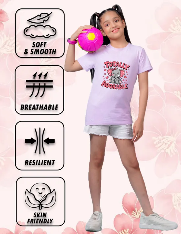 Nusyl_Girl_Red_&_Lilac_Inhale_Exhale_Text_Printed_&_Elephant_Printed_Half_Sleeves_Pack_Of_2_T_Shirts_Soft_&_Comfortable_Half_Sleeve_T_Shirts_Cozy_Summer_Wear_For_Kids_&_Teen_Girls