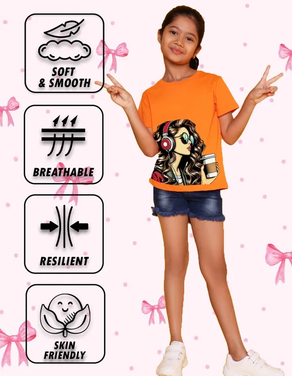 Nusyl_Girl_Hot_Pink_&_Orange_Girls_Printed_&_Scooter_Printed_Half_Sleeves_Pack_Of_2_T_Shirts_Soft_&_Comfortable_Half_Sleeve_T_Shirts_Cozy_Summer_Wear_For_Kids_&_Teen_Girls