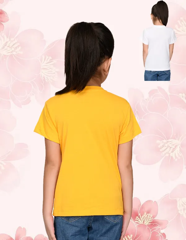 Nusyl_Girl_White_&_Yellow_Good_Vibes_Only_Text_Printed_&_Girl_Printed_Half_Sleeves_Pack_Of_2_T_Shirts_Soft_&_Comfortable_Half_Sleeve_T_Shirts_Cozy_Summer_Wear_For_Kids_&_Teen_Girls