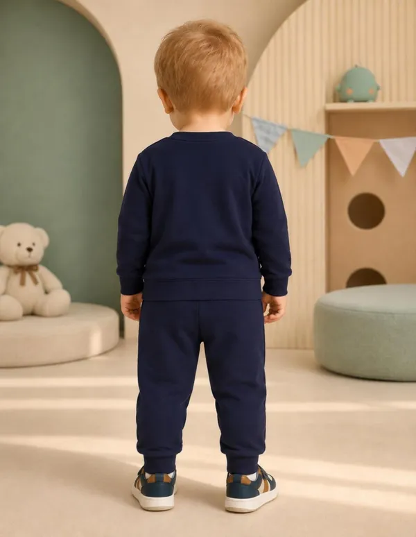 NUSYL_Boys_Navy_Bear_Printed_Cotton_Blend_T-shirts_and_Joggers_|_Boys's_Regular_Length_T-shirts_and_Regular_Jogger