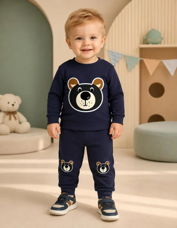 NUSYL_Boys_Navy_Bear_Printed_Cotton_Blend_T-shirts_and_Joggers_|_Boys's_Regular_Length_T-shirts_and_Regular_Jogger