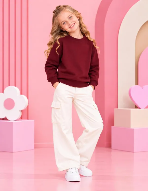 Nusyl_Girls_Black_&_Burgundy_Girls_Solid_Sweatshirt