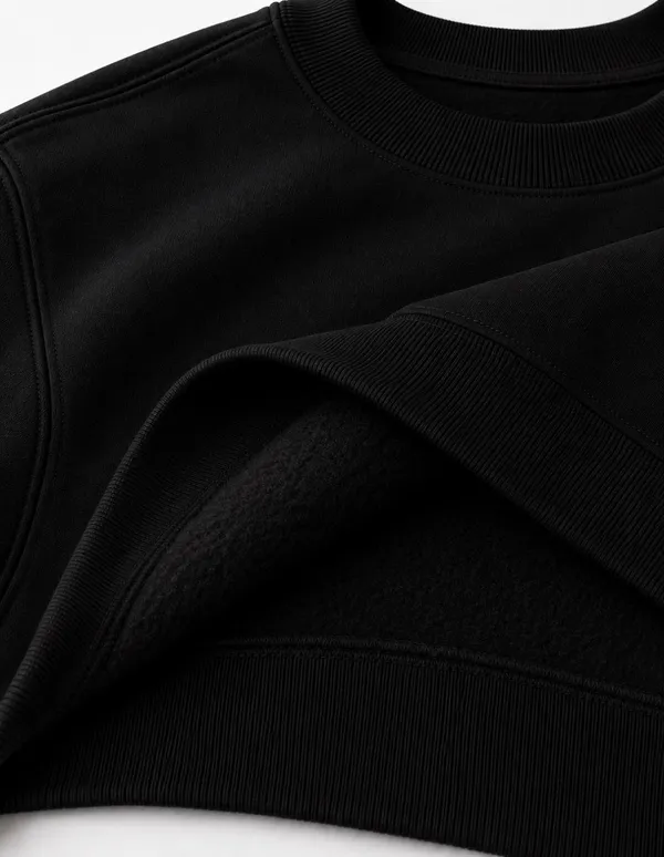 Nusyl_Girls_Red_&_Black_Girls_Solid_Sweatshirt