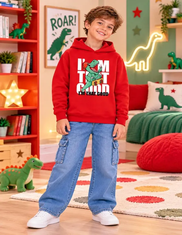 Nusyl_Boys_White_&_Red_Boys_Dinosaur_Printed_Hoodie
