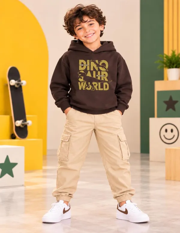 Nusyl_Boys_Black_&_Brown_Boys_Trust_Your_Self_Text_Printed_&_Dinosaur_Printed_Hoodie