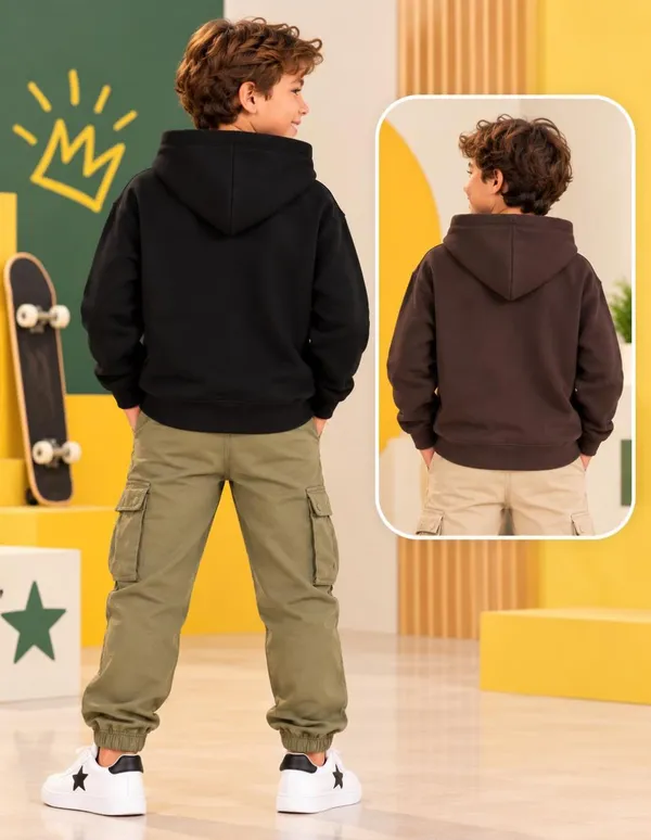 Nusyl_Boys_Black_&_Brown_Boys_Trust_Your_Self_Text_Printed_&_Dinosaur_Printed_Hoodie