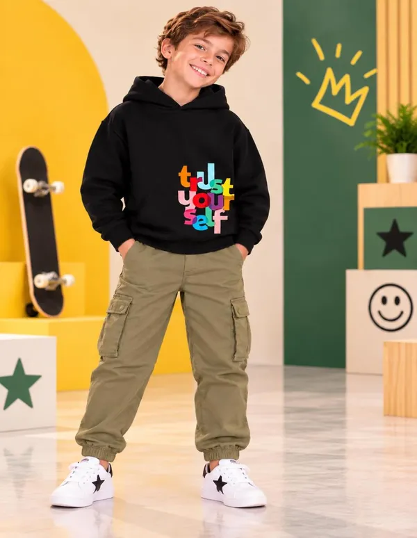 Nusyl_Boys_Black_&_Brown_Boys_Trust_Your_Self_Text_Printed_&_Dinosaur_Printed_Hoodie