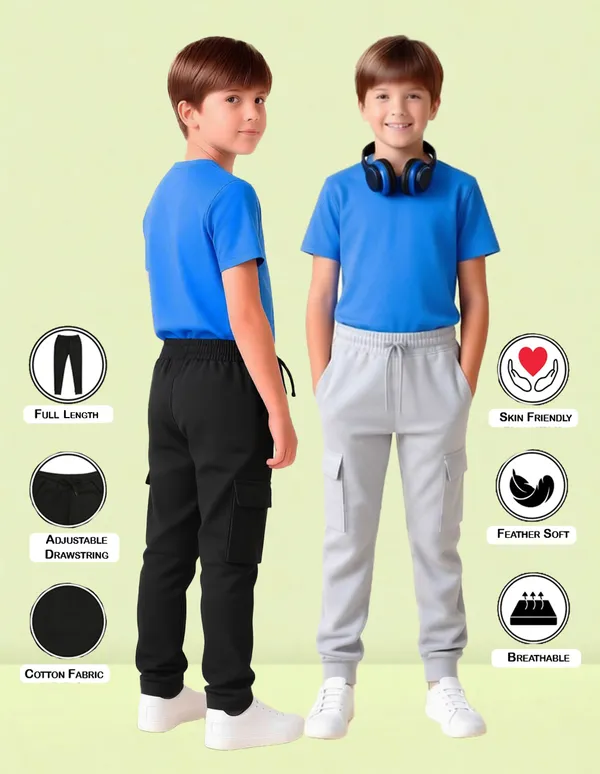 Nusyl_Black_&_Gray_Solid_Cotton_Blend_Straight_Fit_Cargo_Trackpants_Pack_Of_2_With_Side_&_Cargo_Pockets_Full_Length_Regular_Fit_Cargo_Trackpants