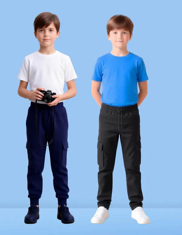 Nusyl_Black_&_Navy_Solid_Cotton_Blend_Straight_Fit_Cargo_Trackpants_Pack_Of_2_With_Side_&_Cargo_Pockets_Full_Length_Regular_Fit_Cargo_Trackpants