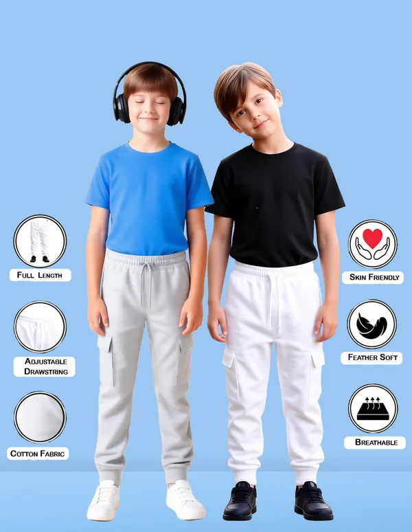 Nusyl_White_&_Gray_Solid_Cotton_Blend_Straight_Fit_Cargo_Trackpants_Pack_Of_2_With_Side_&_Cargo_Pockets_Full_Length_Regular_Fit_Cargo_Trackpants