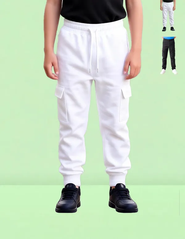 Nusyl_White_&_Black_Solid_Cotton_Blend_Straight_Fit_Cargo_Trackpants_Pack_Of_3_With_Side_&_Cargo_Pockets_Full_Length_Regular_Fit_Cargo_Trackpants