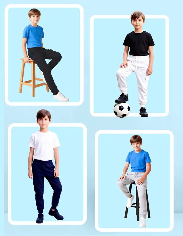 Nusyl_White_&_Black_&_Navy_&_Gray_Solid_Cotton_Blend_Straight_Fit_Cargo_Trackpants_Pack_Of_4_With_Side_&_Cargo_Pockets_Full_Length_Regular_Fit_Cargo_Trackpants