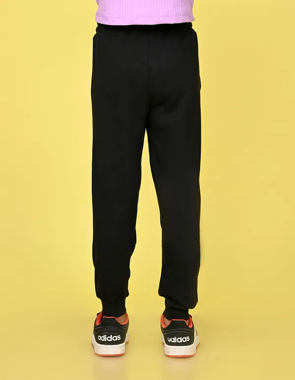 Nusyl_Girls'S_Black_Solid_Cotton_Blend_Straight_Fit_Joggers_With_Side_Pockets_Girls'S_Full_Length_Regular_Fit_Joggers