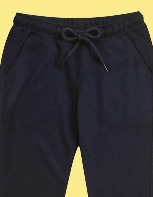 Nusyl_Girls'S_Navy_Solid_Cotton_Blend_Straight_Fit_Joggers_With_Side_Pockets_Girls'S_Full_Length_Regular_Fit_Joggers
