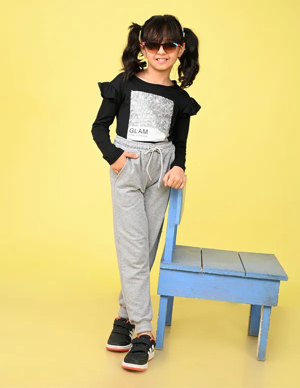 Nusyl_Girls'S_Grey_Solid_Cotton_Blend_Straight_Fit_Joggers_With_Side_Pockets_Girls'S_Full_Length_Regular_Fit_Joggers
