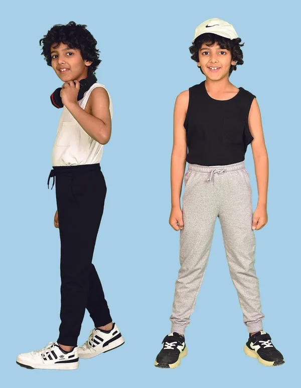 Nusyl_Boys_Black_&_Grey_Solid_Trackpants