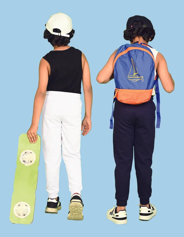 Nusyl_Boys_White_&_Navy_Blue_Solid_Trackpants