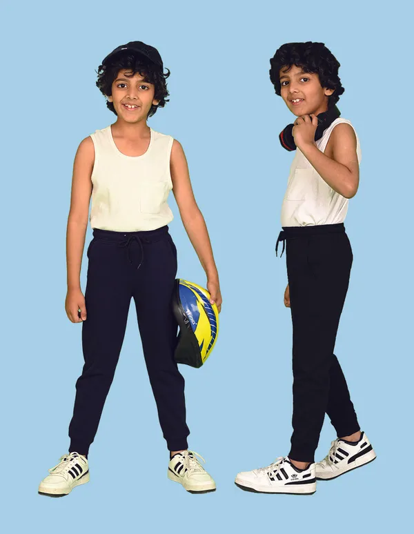 Nusyl_Boys_Black_&_Navy_Blue_Solid_Trackpants