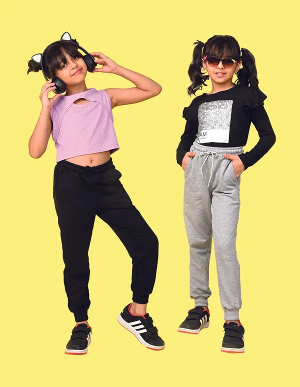 Nusyl_Girls_Black_&_Grey_Solid_Trackpants