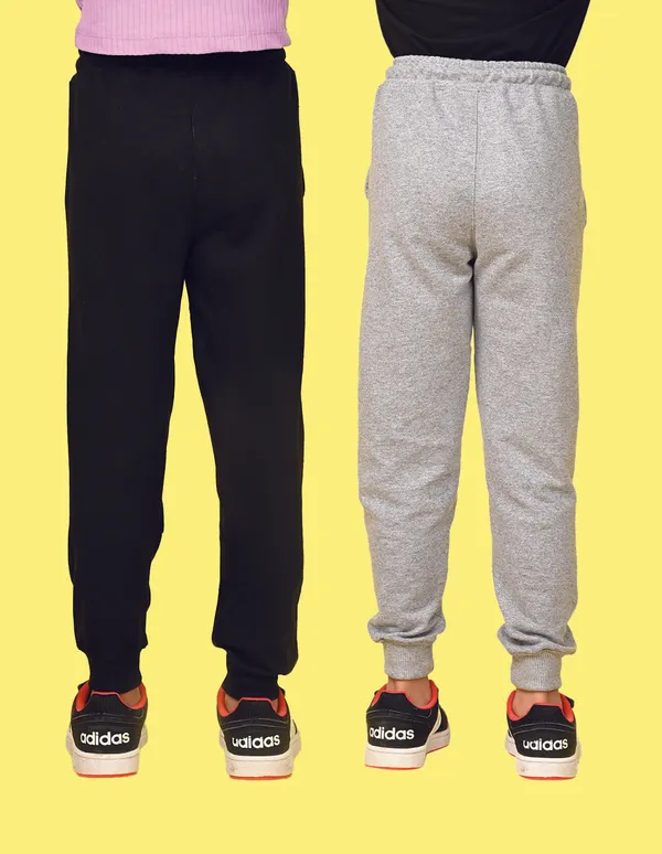 Nusyl_Girls_Black_&_Grey_Solid_Trackpants