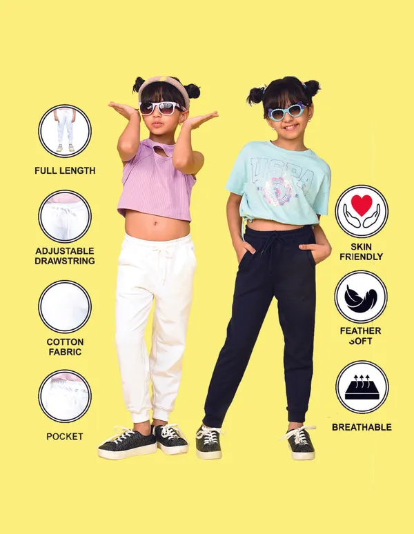 Nusyl_Girls_White_&_Navy_Blue_Solid_Trackpants