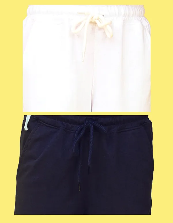 Nusyl_Girls_White_&_Navy_Blue_Solid_Trackpants