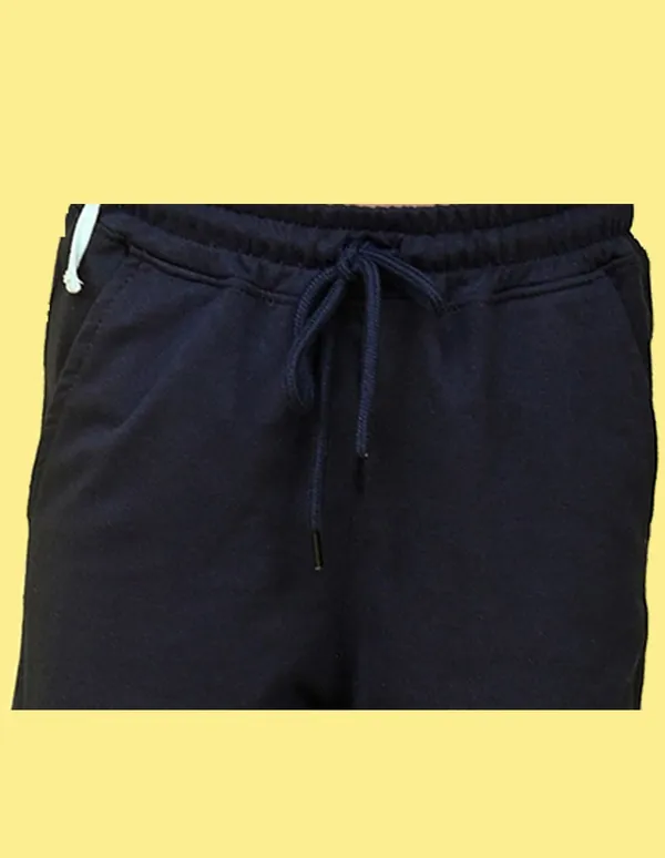 Nusyl_Girls_Black_&_Black_Solid_Trackpants
