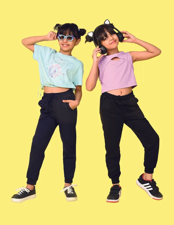 Nusyl_Girls_Black_&_Navy_Blue_Solid_Trackpants