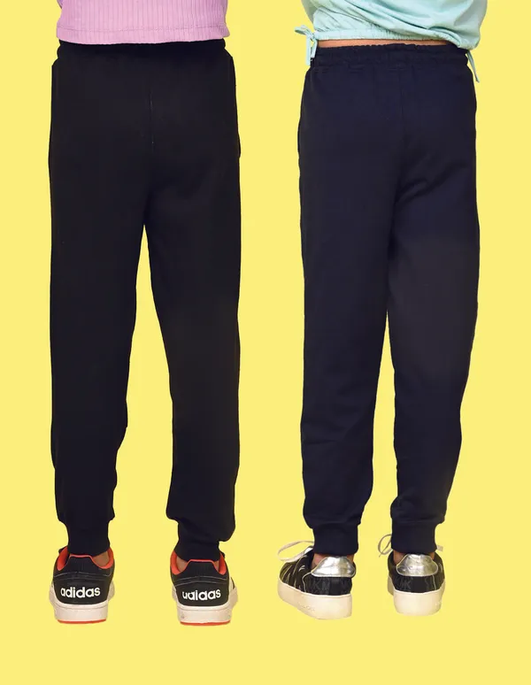Nusyl_Girls_Black_&_Navy_Blue_Solid_Trackpants
