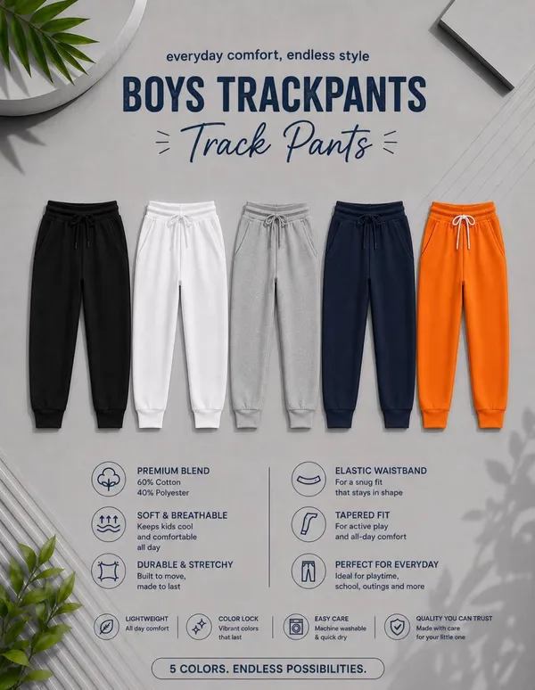 Nusyl_Boys_Orange_&_White_Solid_Trackpants